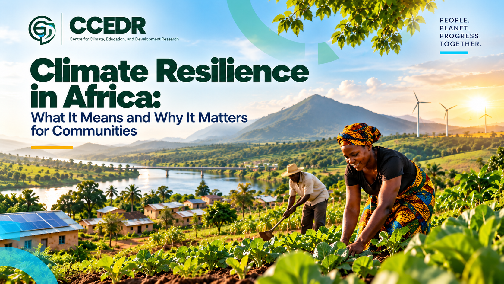 Climate resilience and sustainable development in African communities